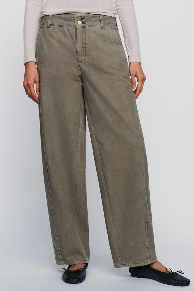 Pilcro Aero 100% Cotton Wide-Leg Trousers #1