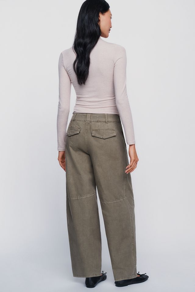 Pilcro Aero 100% Cotton Wide-Leg Trousers #4