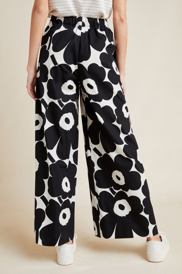 JUNYA WATANABE ×マリメッコ　花柄ガウチョパンツ Marimekko Floral Wide-Leg Trousers | Anthropologie
