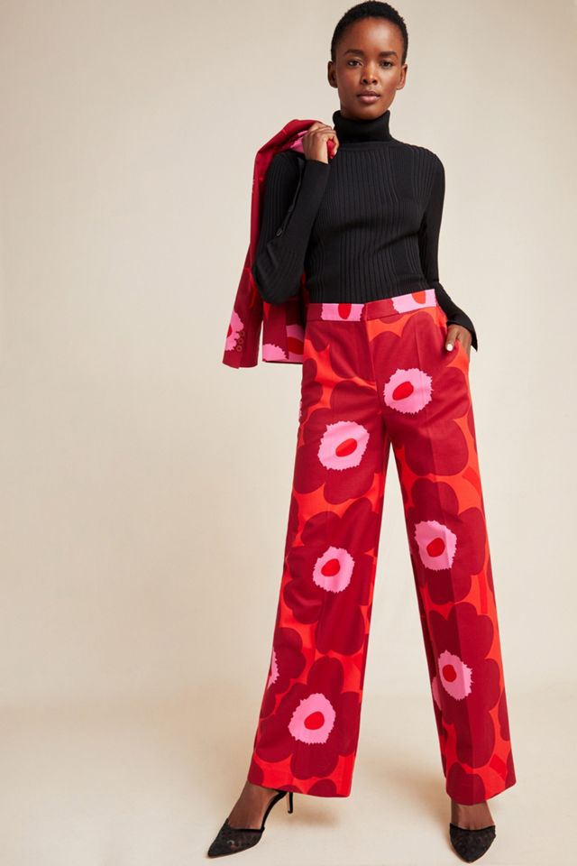 Marimekko Osuva Wide-Leg Trousers | Anthropologie