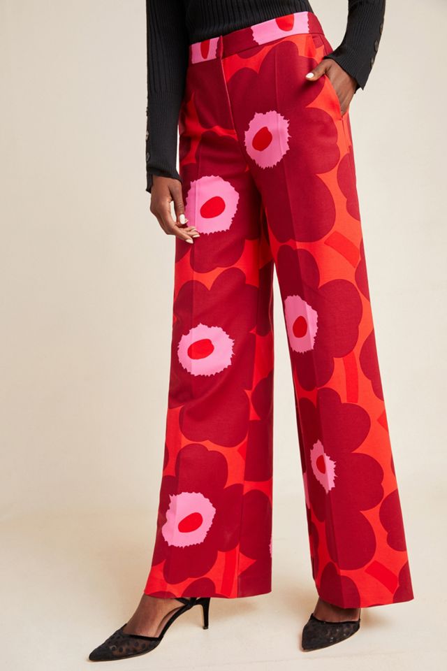 Marimekko Osuva Wide-Leg Trousers | Anthropologie