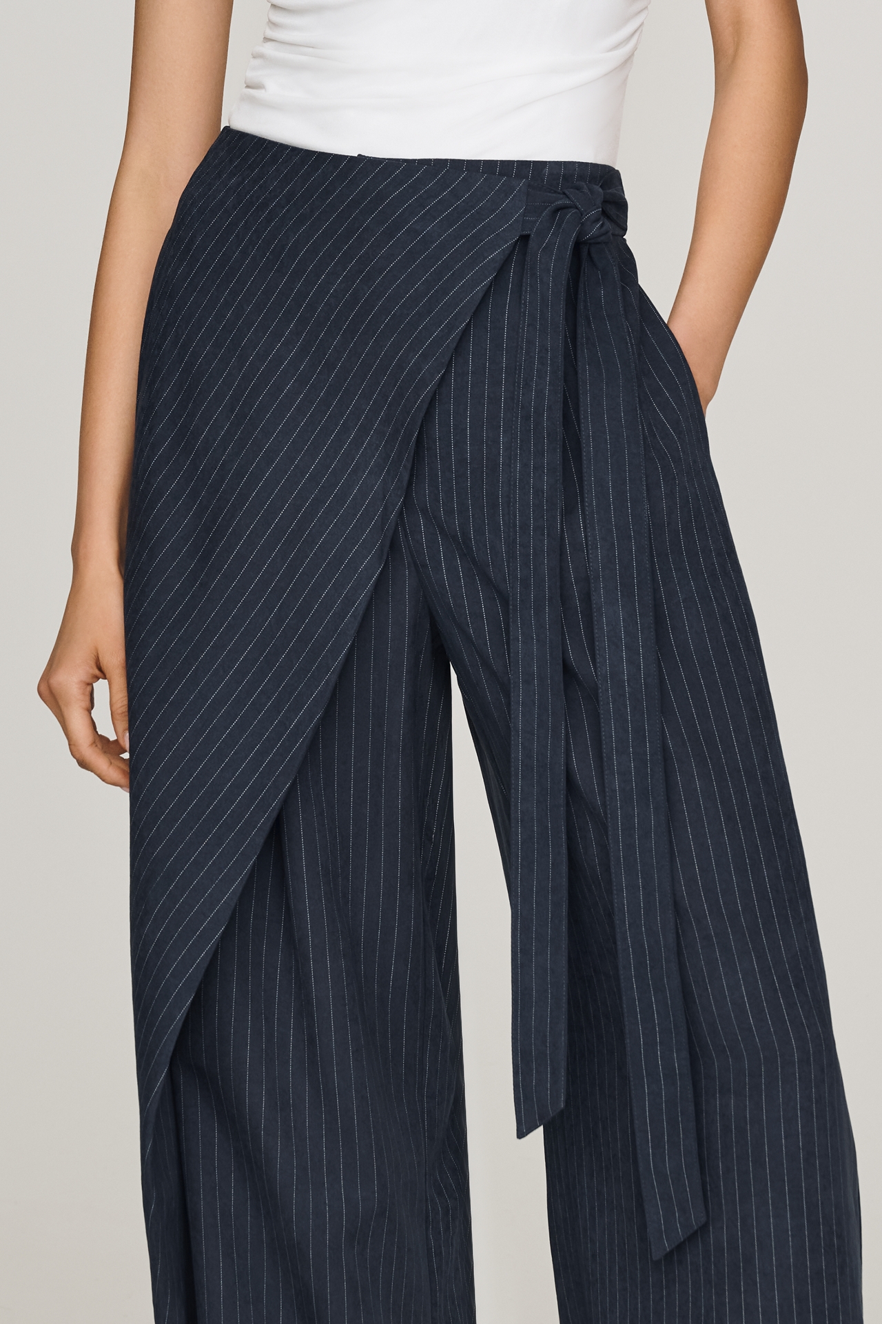 Whiteroom + Cactus Tie Wrap Pants
