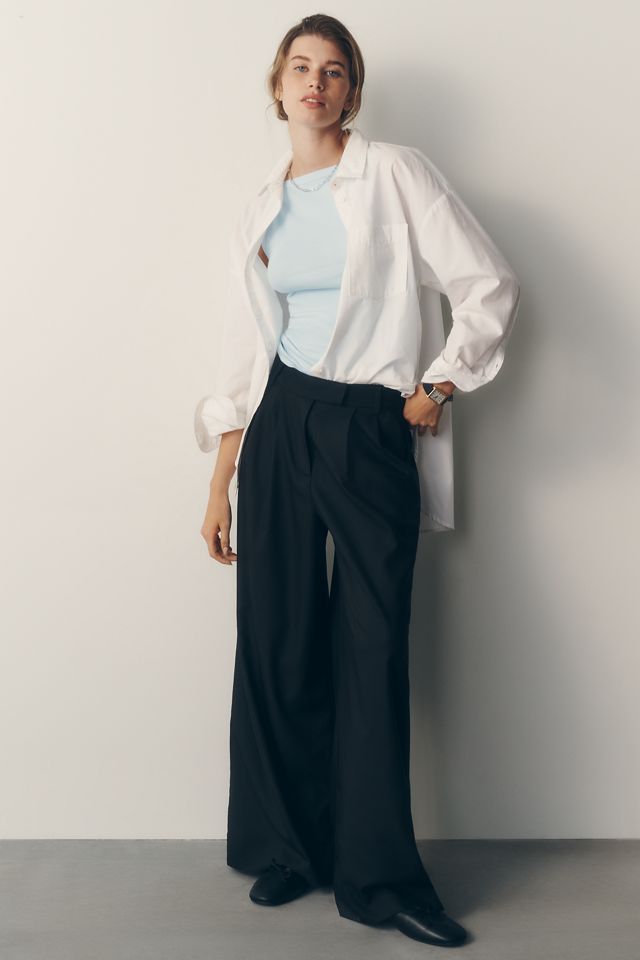Whiteroom + Cactus Pleated Trousers #1
