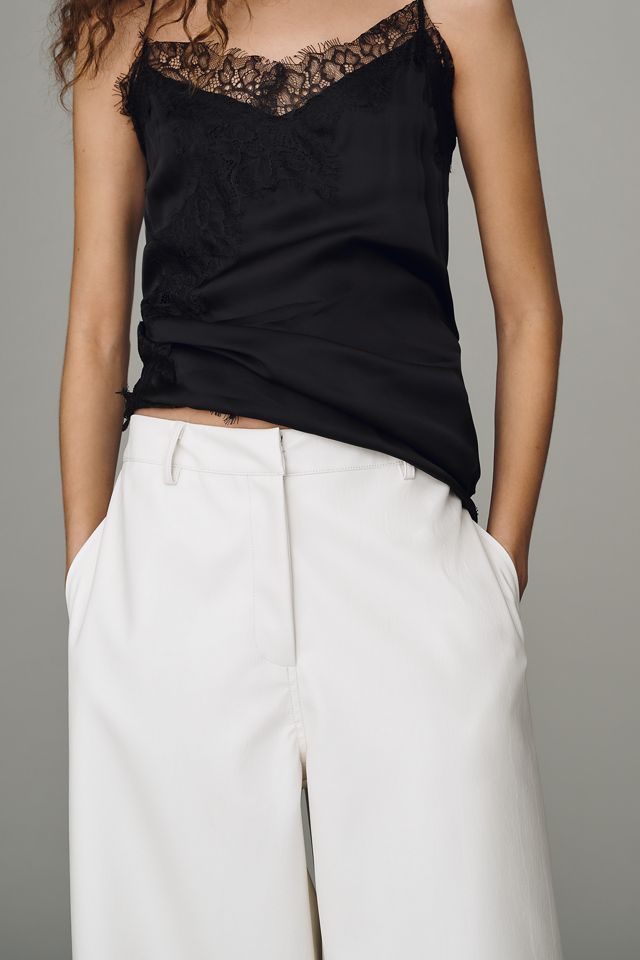 Whiteroom + Cactus Faux Leather Tapered Pants #2