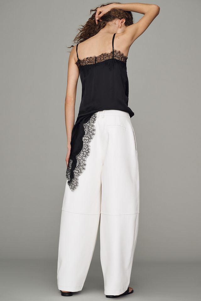 Whiteroom + Cactus Faux Leather Tapered Pants #3