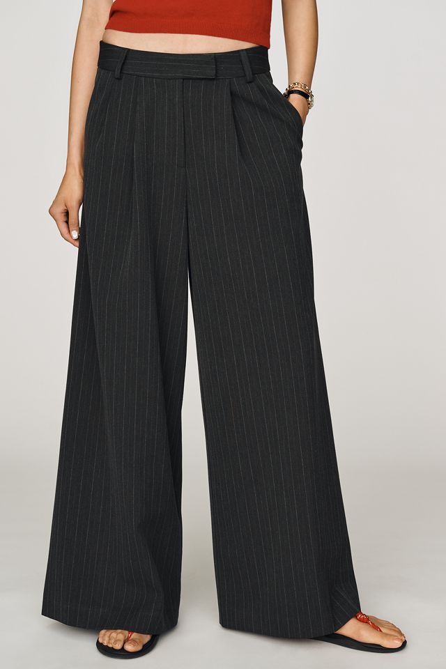 Whiteroom + Cactus Pleated Pinstripe Trousers #2