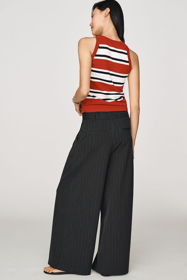 Whiteroom + Cactus Pleated Pinstripe Trousers #3