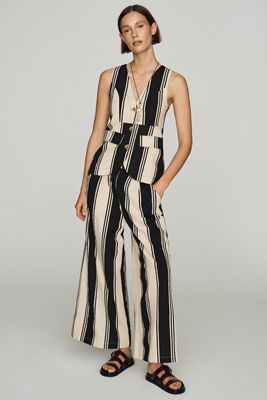 a.ren Delphine Petite Cotton Linen Pants