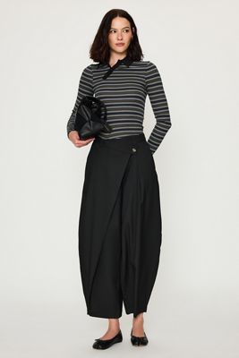 Pantalones de Barril con Frente Cruzado Maeve