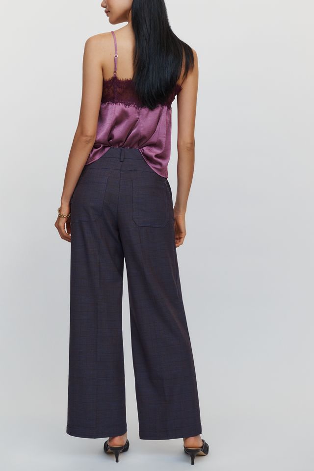Maeve Schoolboy High Rise Wide Leg Trousers #3