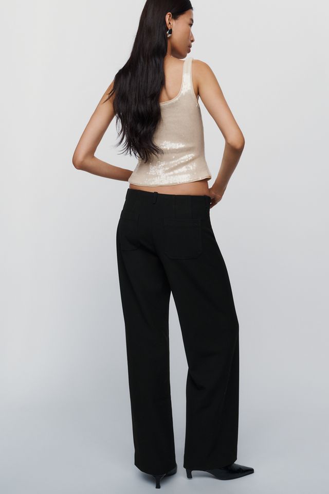 Maeve Sleek Low Rise Trousers #3