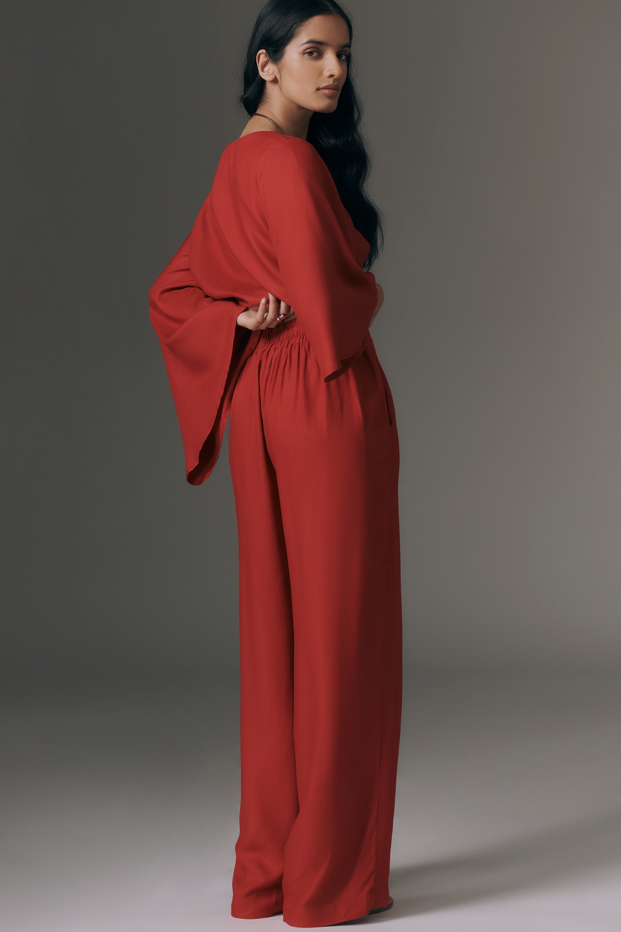 Cacay Straight-Leg Pull-On Pants