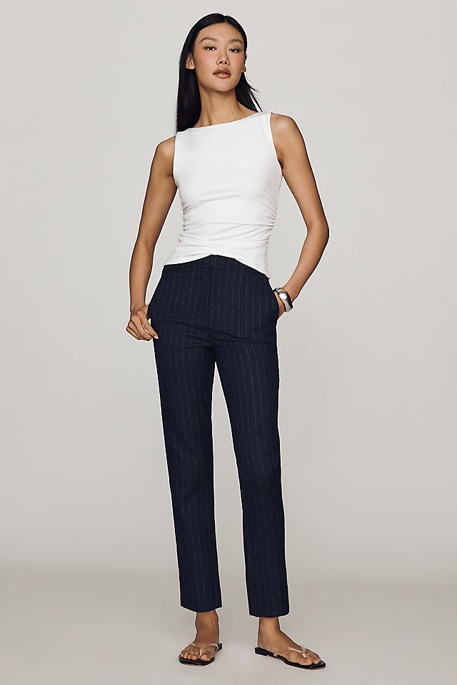 favorite daughter cigarette pant The Pant: Made from structured suiting fabric with a tailored, slim fit inch inseam The Favorite Cigarette Pants -