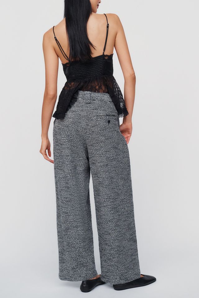 Maeve Plush Textured Trousers #4