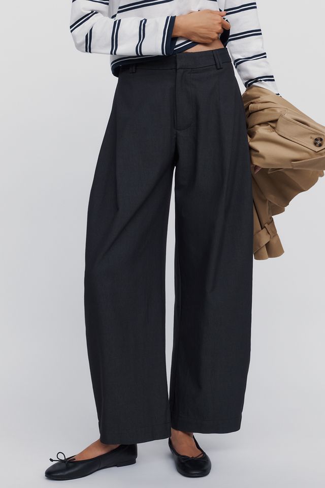 CUBIC Tailored Tapered Wide-Leg Trousers #1