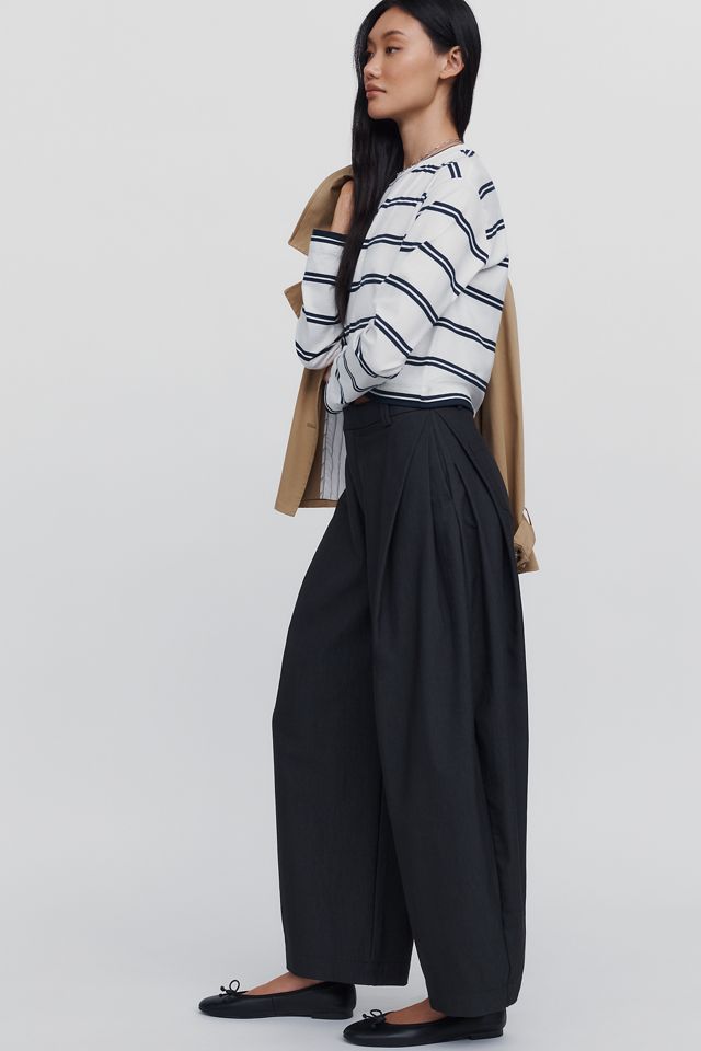 CUBIC Tailored Tapered Wide-Leg Trousers #3