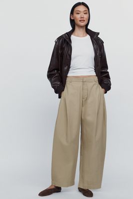 CUBIC Tailored Tapered Wide-Leg Trousers