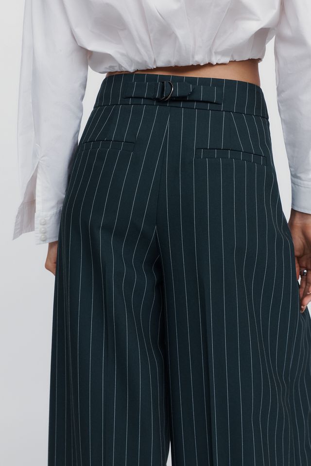 Naked Wardrobe Pinstripe Suiting Trousers #4