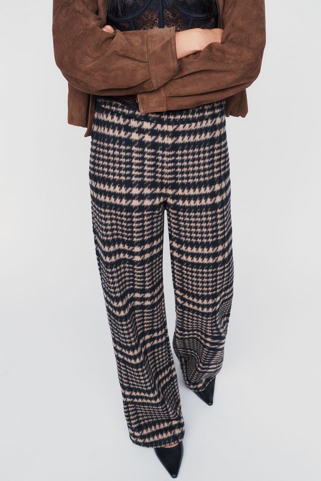 Naked Wardrobe Wool Blend Wide Leg Pants #4