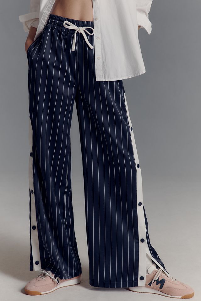 Steve Madden Beckham Wide-Leg Drawstring Pull-On Track Pants #1