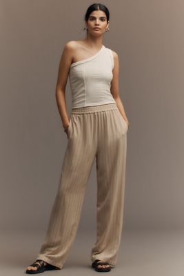 Steve Madden Minorca Drawstring Wide-Leg Pull-On Pants