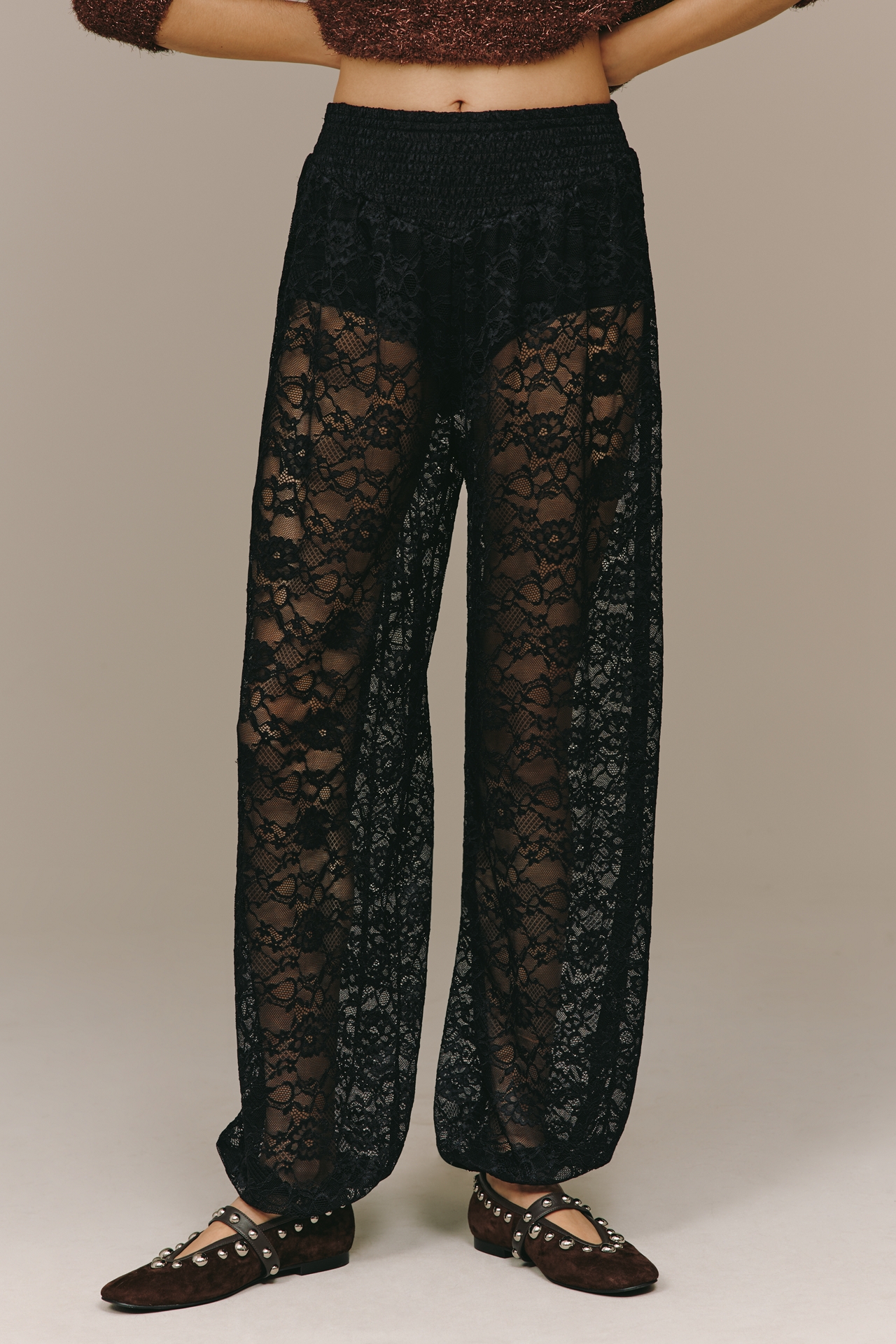 Steve Madden Alara Lace Balloon Pants