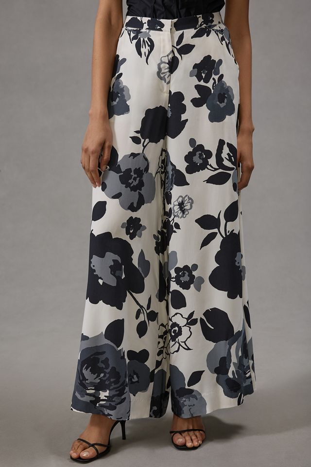 Plenty by Tracy Reese Printed Wide-Leg Pants #1
