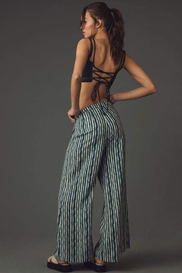Plenty by Tracy Reese Side-Tie Wide-Leg Pants #2