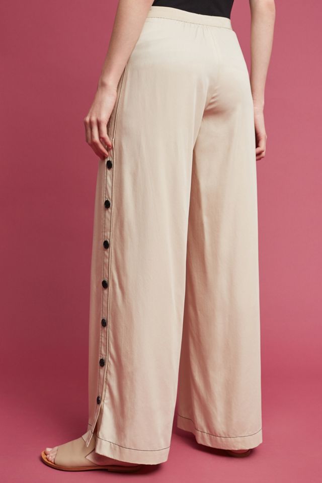 Tracy Reese Side Button Wide-Legs #4