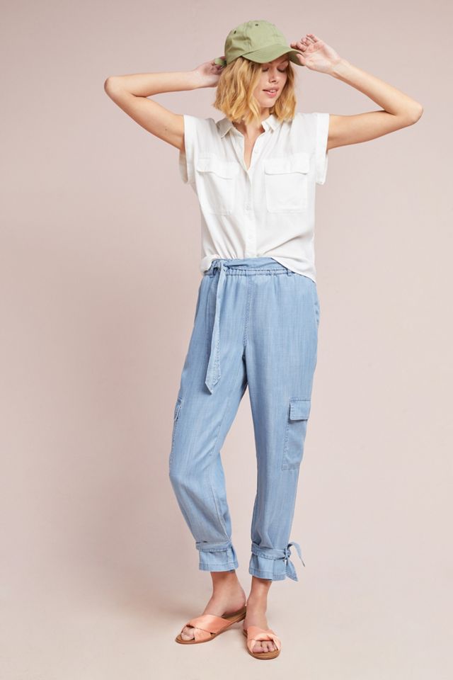 Ankle-Tied Utility Pants