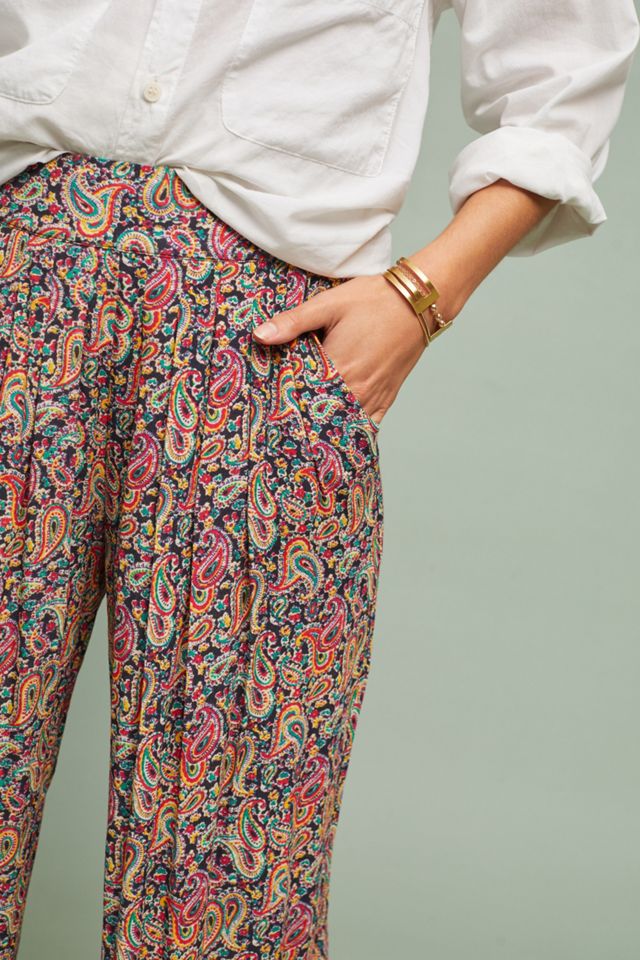 Paisley Wide-Leg Pants #2
