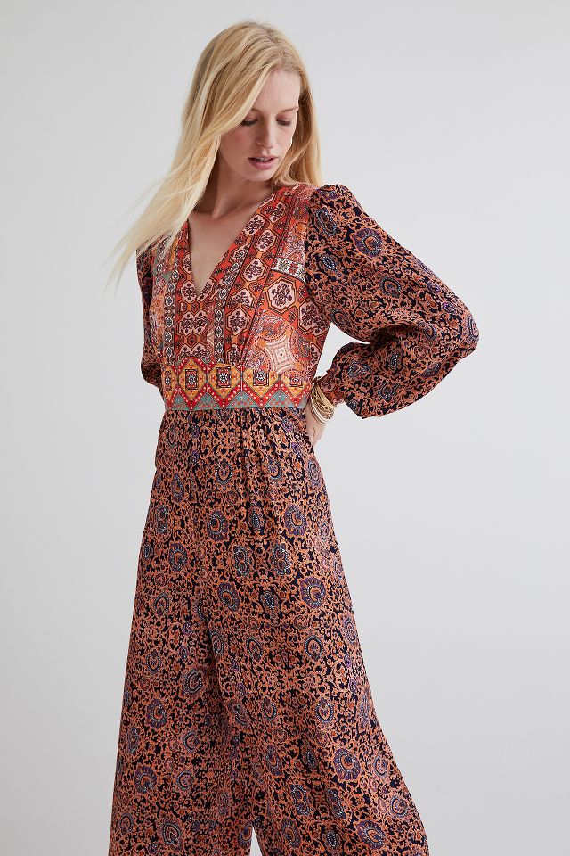 Anthropologie jumpsuit best sale