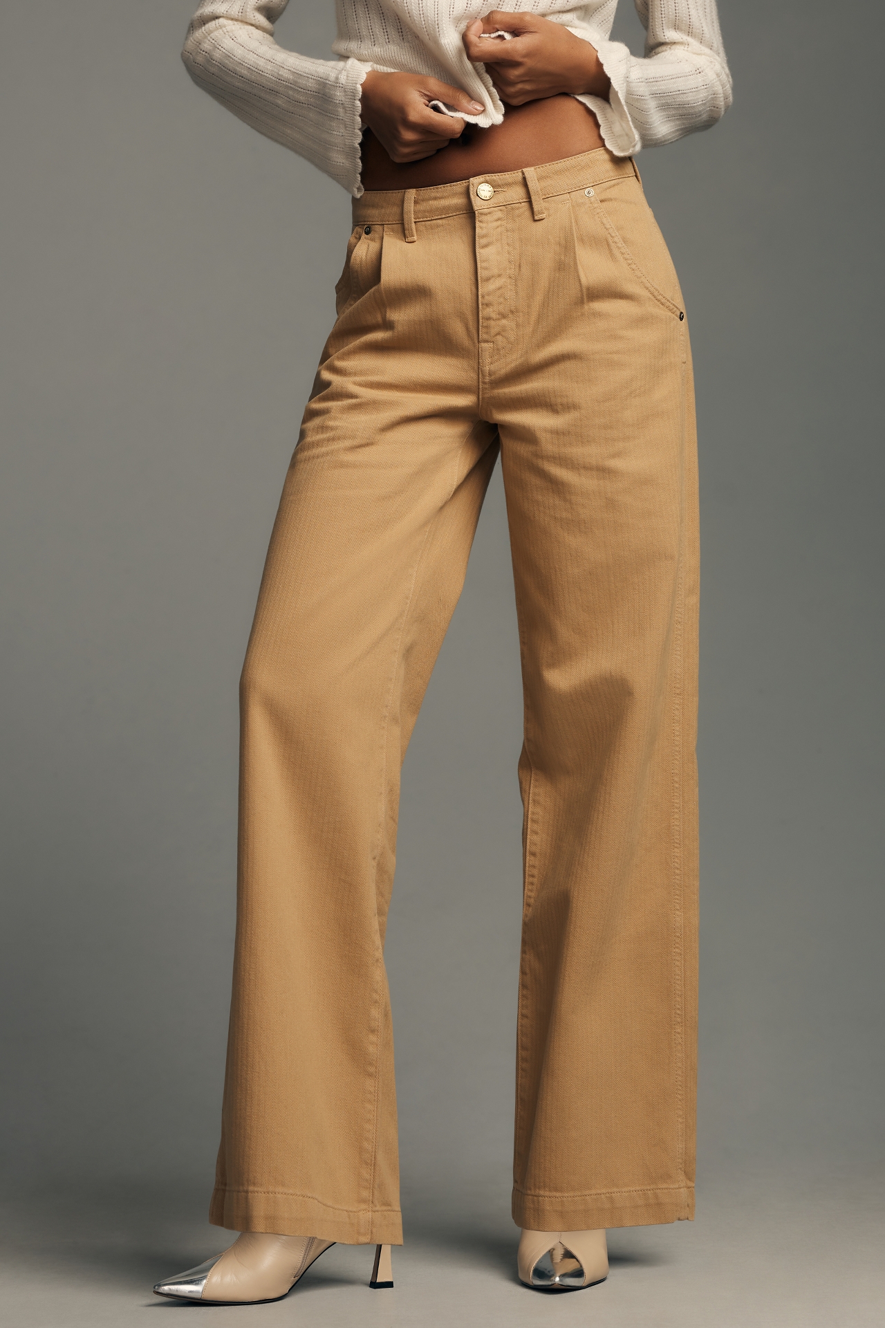 Current/Elliott The Postman Wide-Leg Trousers