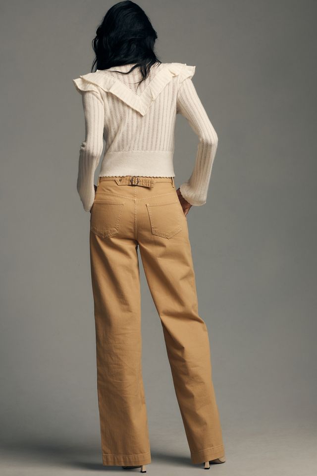 Current/Elliott The Postman Wide-Leg Trousers #3