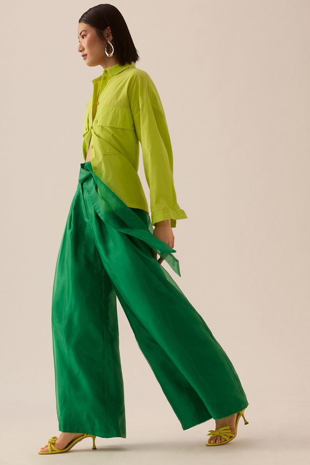 Eva Franco Belted Wide-Leg Pants #2