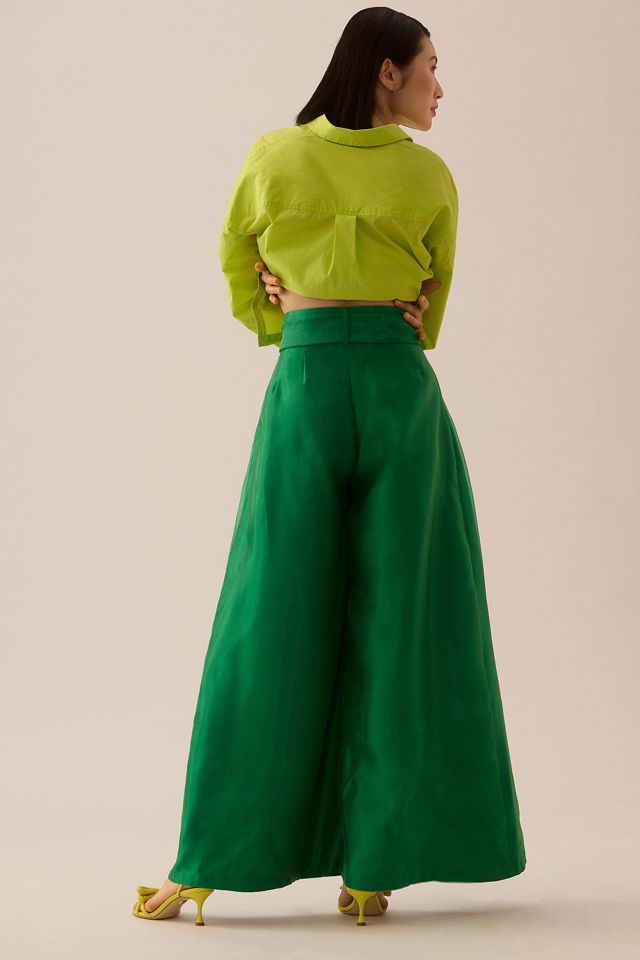 Eva Franco Belted Wide-Leg Pants #3