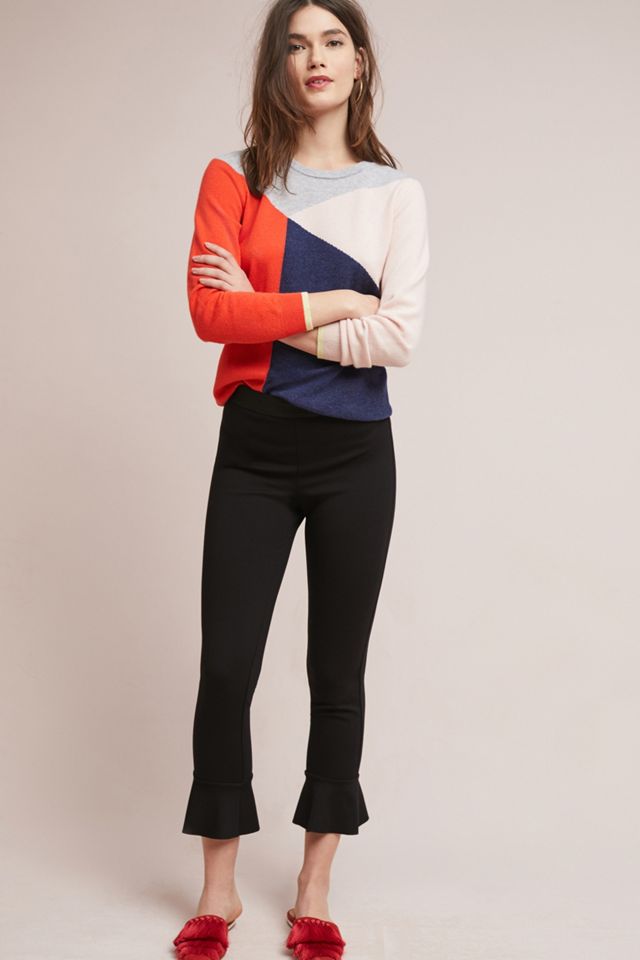 Passion Ruffle-Hem Pants | Anthropologie