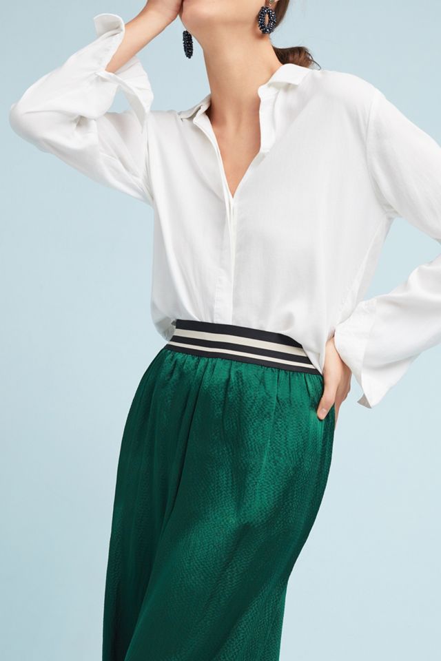 Silk Wide-Leg Pants #1
