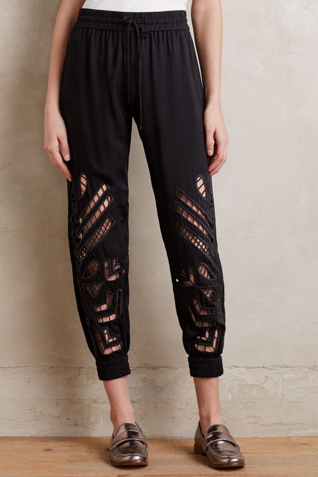 Cutwork Joggers #1