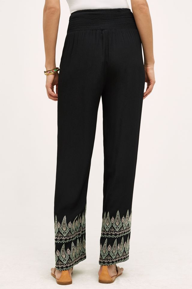 Embroidered Miramar Wide-Legs #2