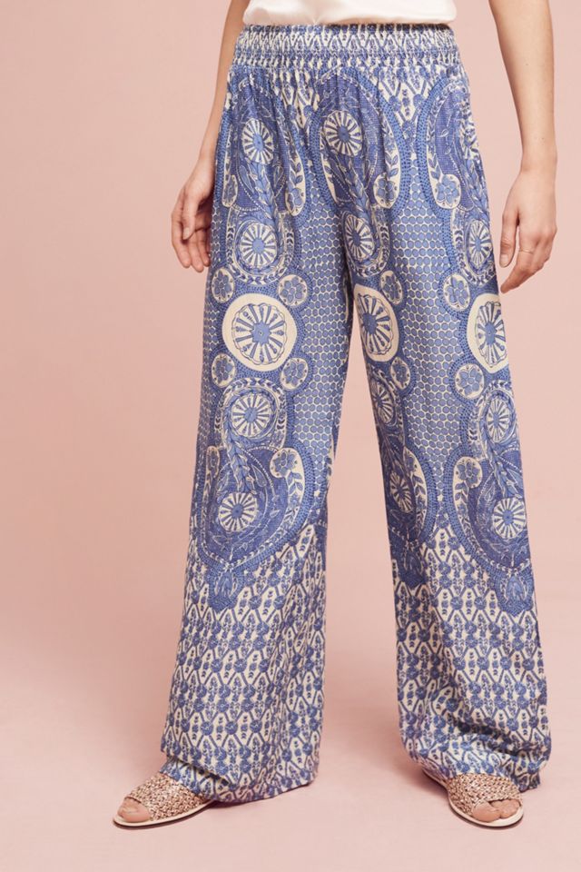 Medallion-Printed Lounge Pants #1