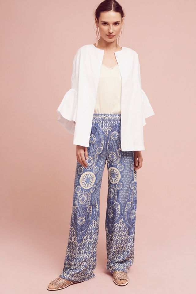 Medallion-Printed Lounge Pants