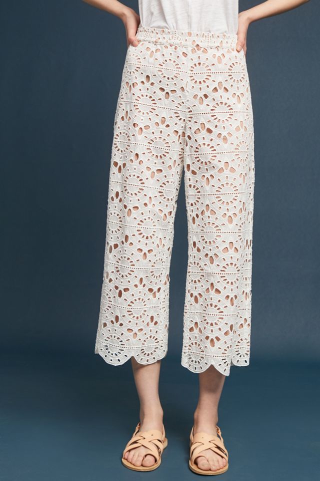 Red Carter Lace Wide Legs #1