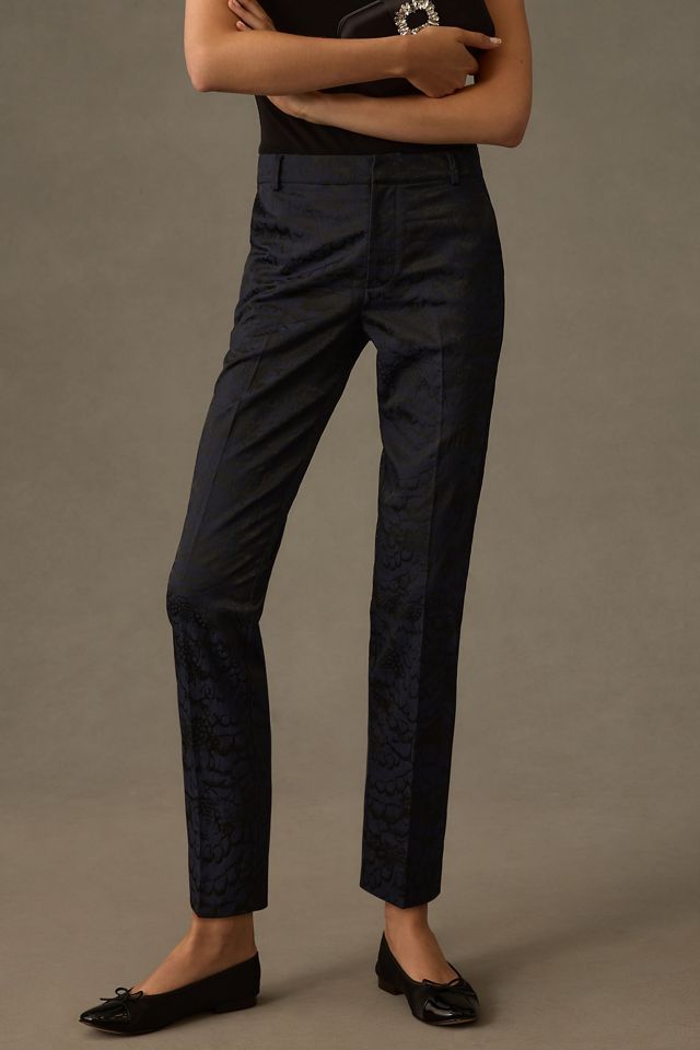Pantalones Slim-fit Scotch & Soda Para Mujer - Corte Ajustado, Cintura Media - Diseño Con Pliegue