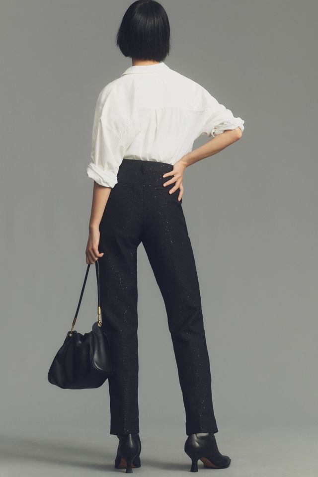 Scotch & Soda Lowry Mid-Rise Slim Sequin Trousers #3