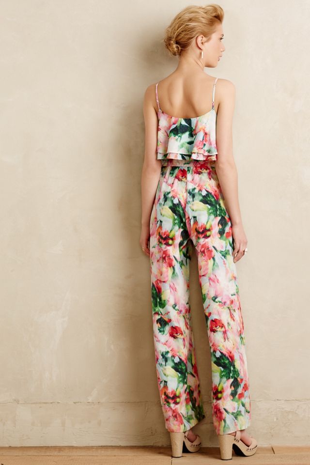 Ikebana Silk Jumpsuit #1