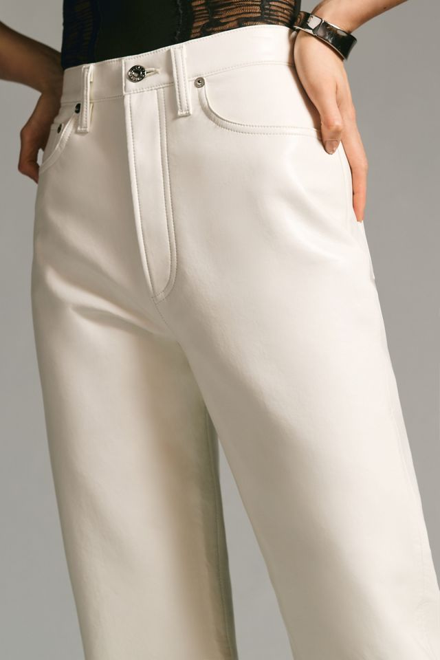 AGOLDE '90s Pinch Waist Leather Pants #3