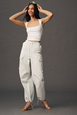 Agolde Ginerva Cargo Pants In Blue
