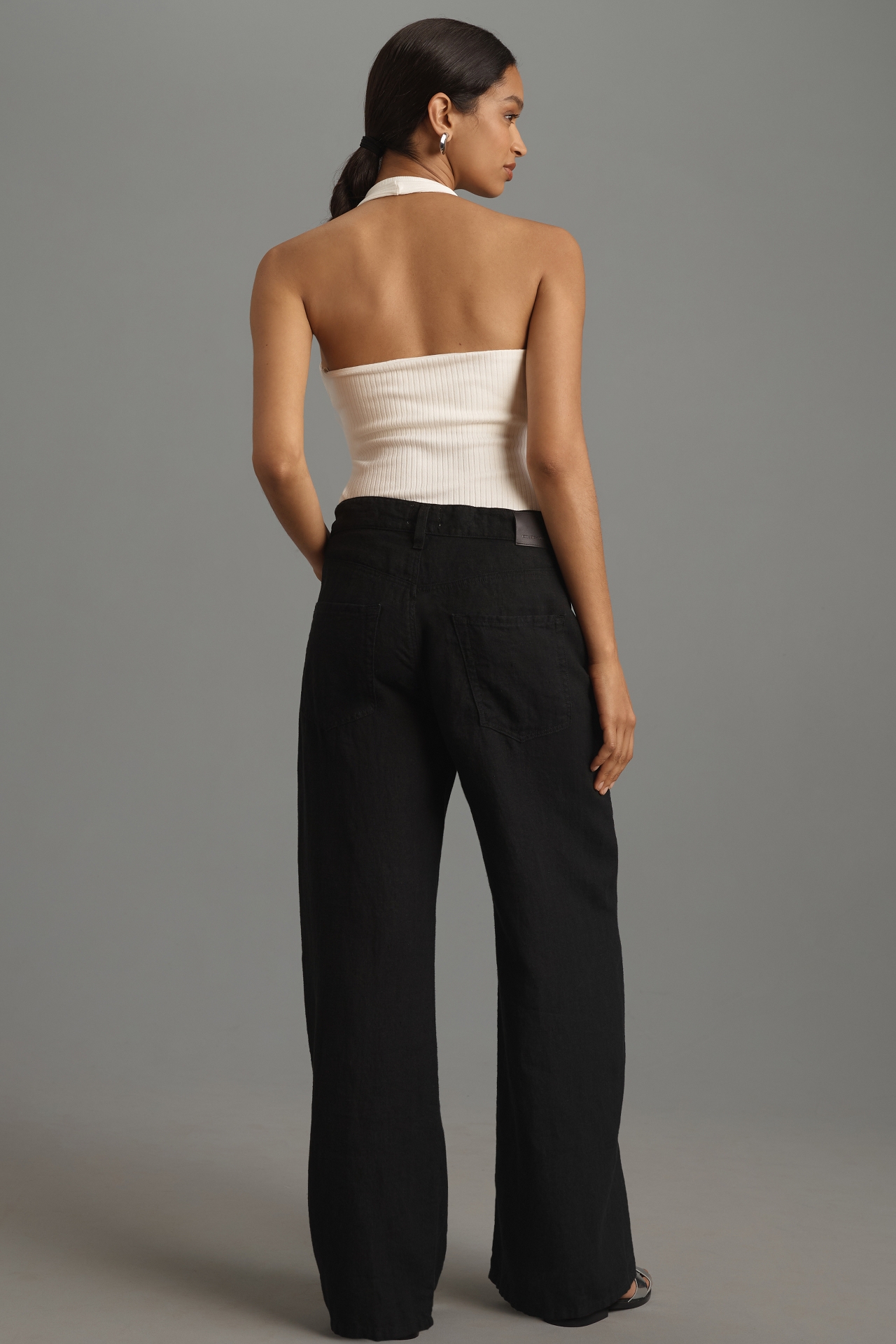 Citizens of Humanity Brynn Drawstring Linen Trouser Pants