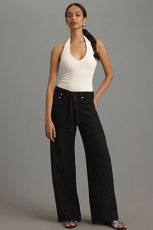 Citizens of Humanity Brynn Drawstring Linen Trouser Pants Citizens of Humanity Brynn Drawstring Linen Trouser Pants